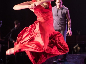 Christal Wagner and Tim Rebers in Skylight Music Theatre’s production of Carmina Burana in collaboration with Milwaukee Opera Theatre, Danceworks and Chant Claire Chamber Choir. Carmina Burana runs March 15-31, at Skylight Music Theatre’s Cabot Theatre.