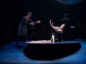 Alaina Carlson and Posy Knight in Skylight Music Theatre’s production of Carmina Burana in collaboration with Milwaukee Opera Theatre, Danceworks and Chant Claire Chamber Choir. Carmina Burana runs March 15-31, at Skylight Music Theatre’s Cabot Theatre.