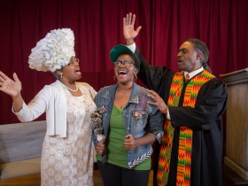 Cynthia Cobb (Mother Shaw), Ashley Levells (Yolanda), Ron Lee (Man)