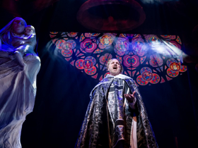 Kevin Anderson (Frollo) in Skylight Music Theatre’s production of The Hunchback of Notre Dame running May 20 – June 12, 2022.