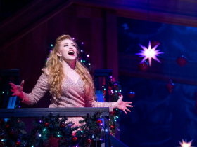Samantha Sostarich in Skylight Music Theatre’s production of A Jolly Holiday: Celebrating Disney’s Broadway Hits.