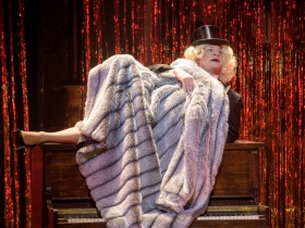 Ray Jivoff (Albin) in Skylight Music Theatre’s La Cage Aux Folles.