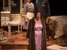 Cassandra Black (Duchess), Benjamin Robinson (Electrician), Kaleigh Rae Gamache’ (Maid)