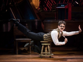 Brett Sweeney (Frantz) in rehearsal for Skylight Music Theatre’s production of The Tales of Hoffmann in association with Milwaukee Opera Theatre, March 16-29 on the Cabot Theatre stage.