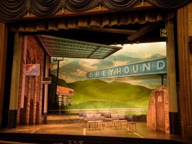 Set Design by Adam Stoner for Skylight Music Theatre’s Violet