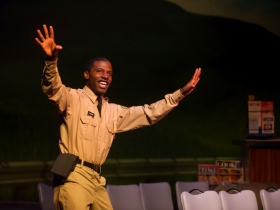 Lamar Jefferson (Flick) in Skylight Music Theatre’s Violet