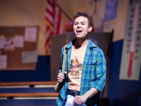 Yando Lopez (Chip Tolentino) in Skylight Music Theatre’s production of The 25th Annual Putnam County Spelling Bee running February 7 – February 23, 2020.