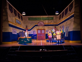 Cast members of Skylight Music Theatre’s production of The 25th Annual Putnam County Spelling Bee running February 7 – February 23, 2020.