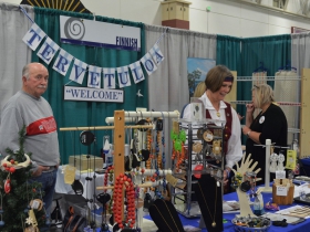 Finnish crafts booth
