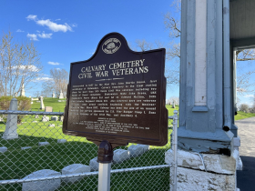 Calvary Cemetery Civil War Veterans Marker