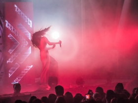 Lorde at the BMO Harris Pavilion 2014.