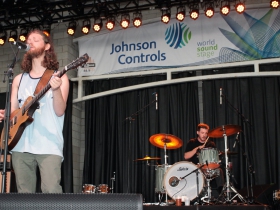 Singer, Nathan Levin and drummer, Jon Lindquist