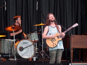 Singer, Nathan Levin and drummer Jon Lindquist