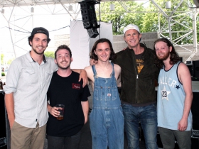 Will Burnton, Jon Lindquist, Sam Ruff, Chad Smith drummer from the Red Hot Chili Peppers and Nathan Levin
