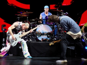 Flea, Chad Smith and Josh Klinghoffe