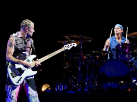 Flea and Chad Smith
