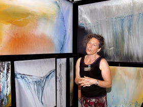 French-born American Painter, Annette Poitau