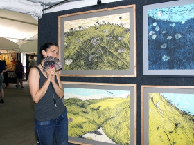 Artist Helen Gotlib from Ann Arbor, Michigan