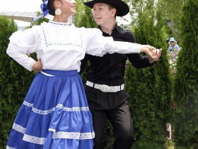 Performing on the Children's Stage, the Dance Academy of Mexico