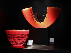 Glass art by Patty Roberts