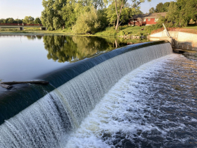 Some 30 river miles from Lake Michigan, the Bridge Street Dam in Grafton is the end of the line for native fish swimming upstream in the Milwaukee River after the opening of the Kletzsch fishway in late 2023. Within about a mile downstream, Grafton’s Chair Factory Dam was removed in 2000 and the Lime-Kiln Dam removed in 2010.