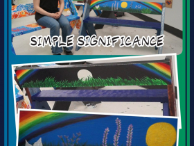 Ability Kostecki and her bench, 'Simple Significance.'