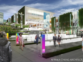 Conceptual design for the Milwaukee Public Museum front plaza