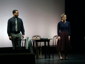 Samuel James Dewese and Meghan Folkerts. Photo by Erol Reyal