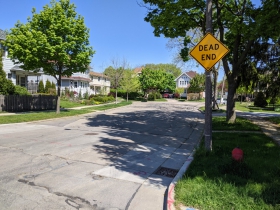 N. Gordon Court at E. Wright Street