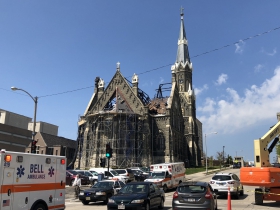 Trinity Evangelical Lutheran Church After the Fire