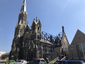 Trinity Evangelical Lutheran Church After the Fire