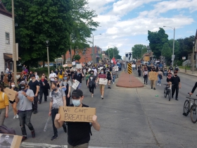 George Floyd Protest in Milwaukee, WI