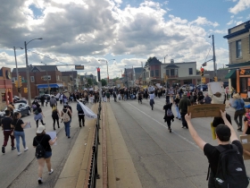 George Floyd Protest in Milwaukee, WI