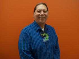 Mark Denning, a member of Sturgeon Clan enrolled in the Oneida Tribe of Wisconsin, is the heart of the Sturgeon Protectors people's group