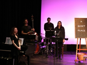 Pianist - Conductor, Janna Ernst, Adam Maloney on Bass, Ryan Kohlbaugh, Ryan Kohlbaugh, Drumset/Percussion and Theresa Zick on Clarinet.