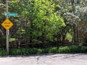 N. Gordon Circle starts at the east end of E. Burleigh Street