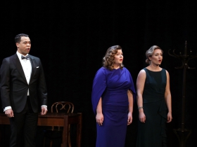 Samuel James Dewese, Kathryn Henry and Meghan Folkerts.