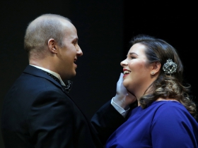 Luke Selker and Kathryn Henry.