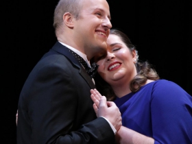 Luke Selker and Kathryn Henry.