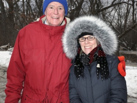 Milwaukee Mayor Tom Barrett and Kris Barrett.