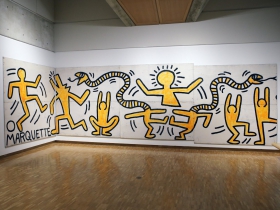 The Haggerty Museum of Art, Keith Haring Construction Fence.