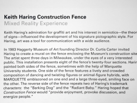 Keith Haring Construction Fence.