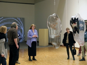 Urban Milwaukee Members at the Haggerty Museum of Art.