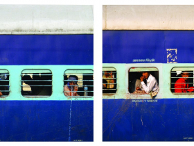Train Diptych, 2009