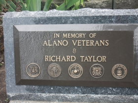 In memory of Alano Veterans and Richard Taylor