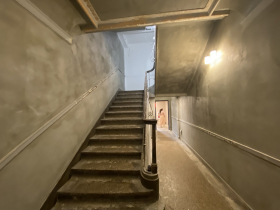 Staircase leading to residential units in Concordia 27 project