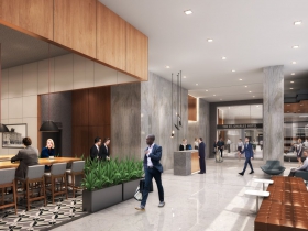 Cafe and lobby