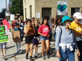 Climate Strike march
