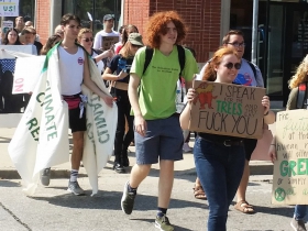 Climate Strike march