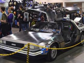 DeLorean recreation at the Midwest Gaming Classic